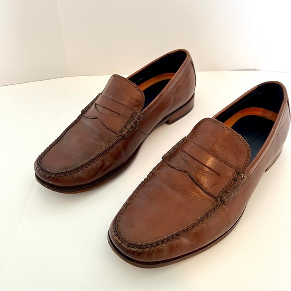 Cole Haan Penny Loafer light brown leather size men’s 9 - Picture 14 of 14